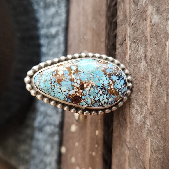 Stunning NWOT Native American Navajo Golden Hills Turquoise Ring 💙💍🤎 - Picture 12 of 12
